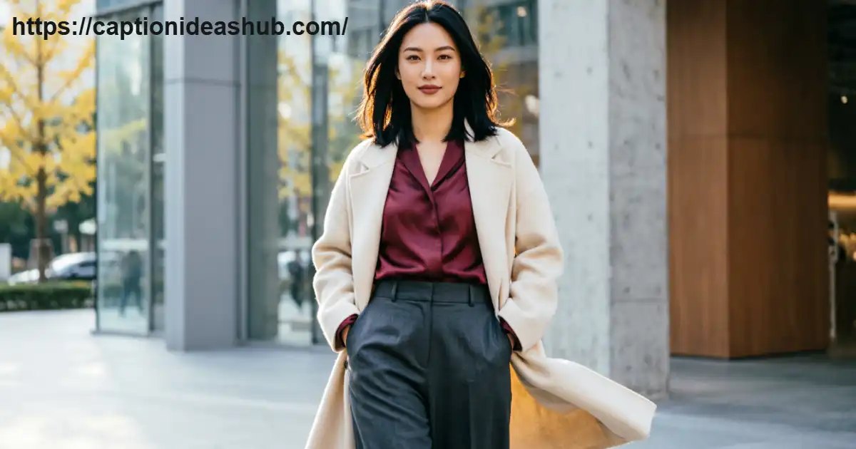 Confident person posing in a stylish modern setting for fierce Instagram captions